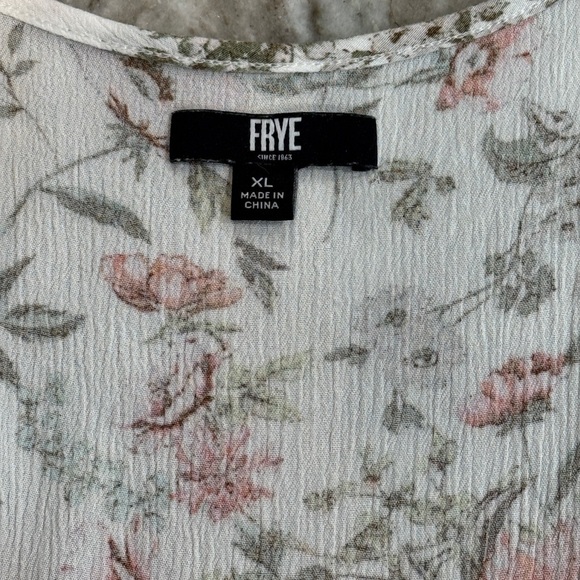 Women’s FRYE boho button front midi dress- Size XL - Picture 8 of 9